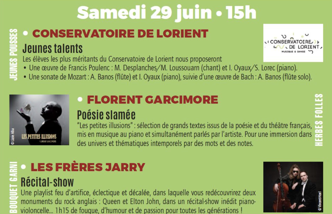 concerts du potager