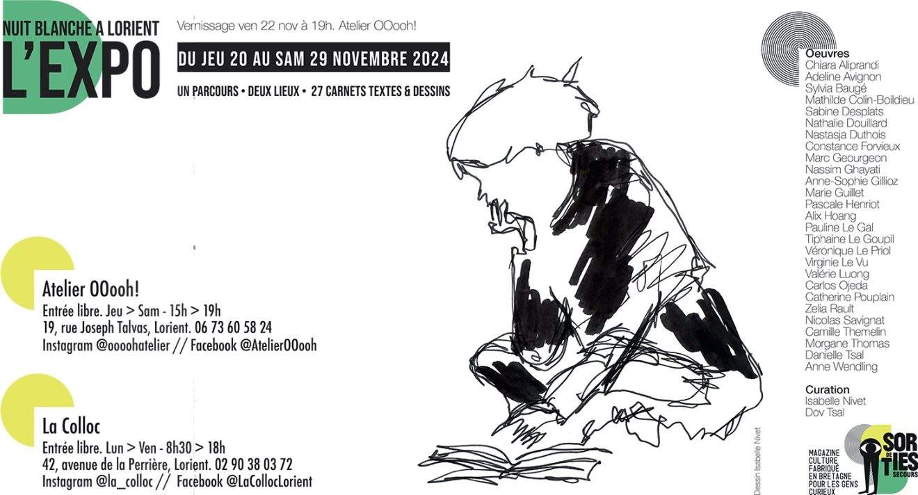 expo carnets nuit blanche